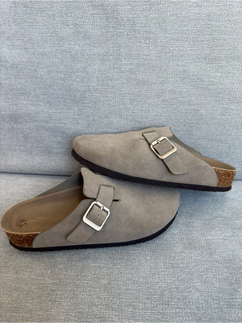 Universal Thread Men's Suede Slip-On Clog in Taupe